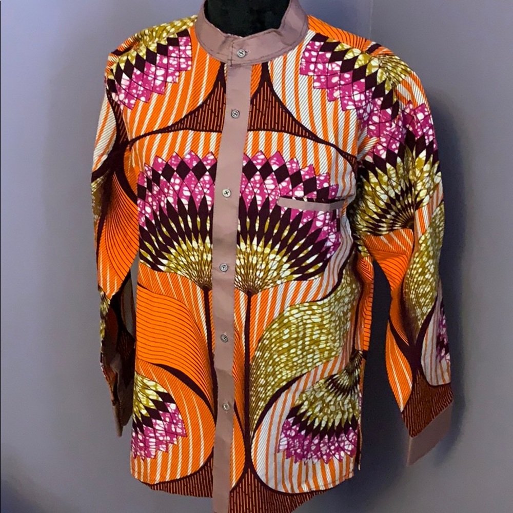 African print shirt
